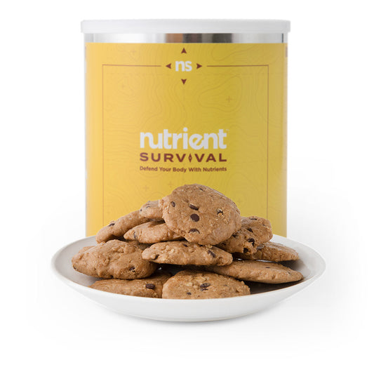 Nutrient Survival Chocolate Chip Cookie Meals in #10 Can