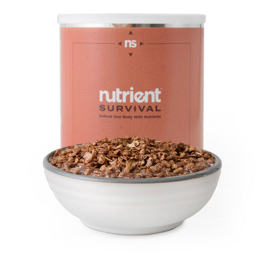 Nutrient Survival Chocolate Grain Crunch in #10 Can