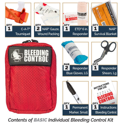 Individual Bleeding Control Kit - Nylon Bag