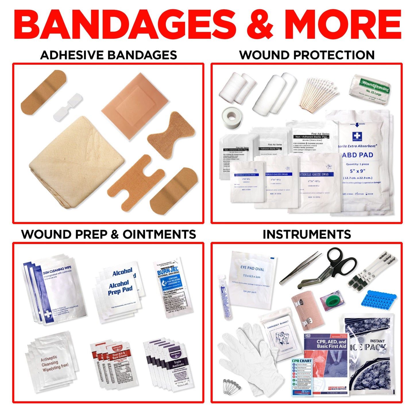 Rapid Care 217 Piece Outdoor Workplace First Aid Kit