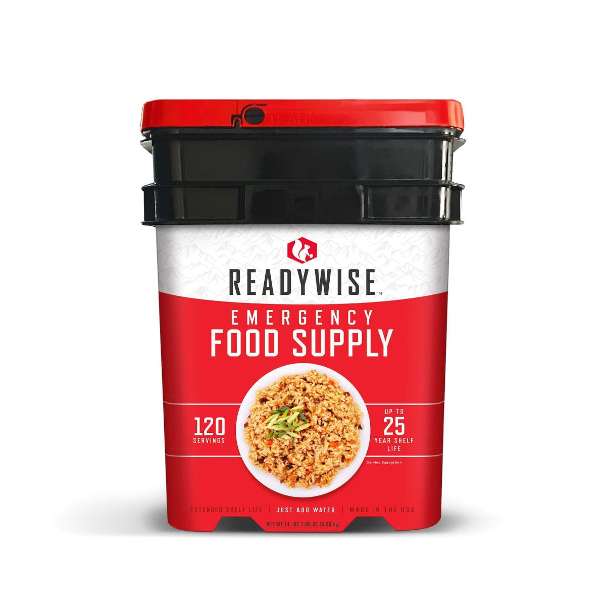 Readywise 120 serving entree bucket