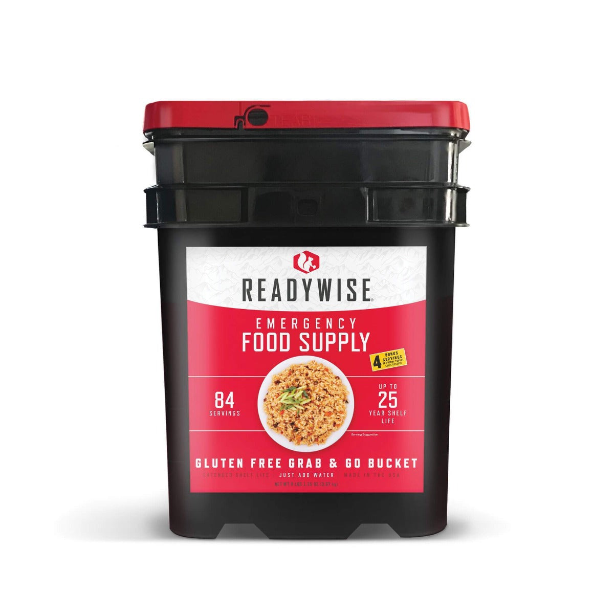 Readywise gluten free 84 serving bucket