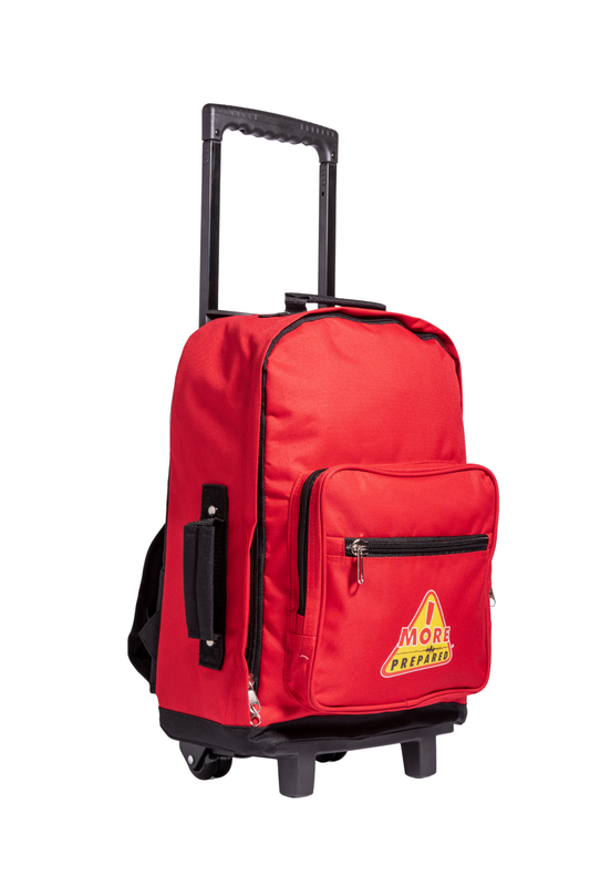 Rolling Backpack with More Prepared Logo