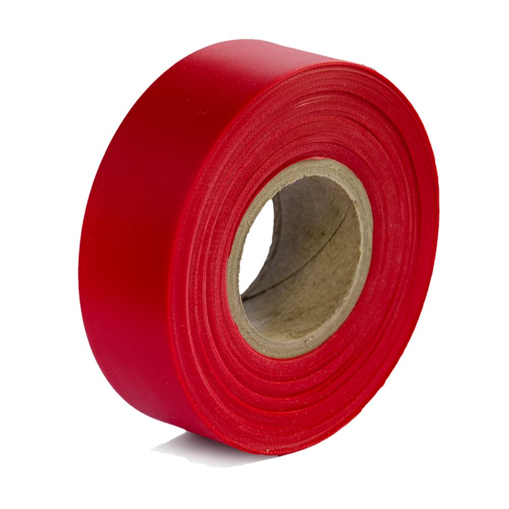 100' red flagging tape roll