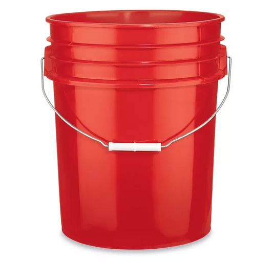 5 Gallon Red Pail Only