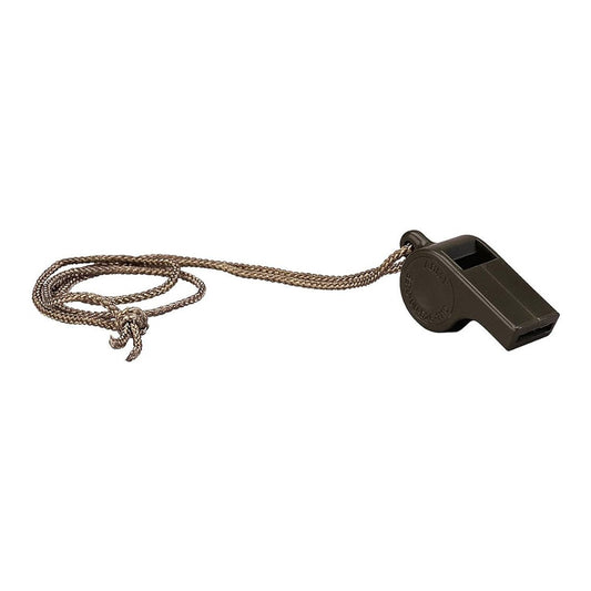 metal whistle with lanyard