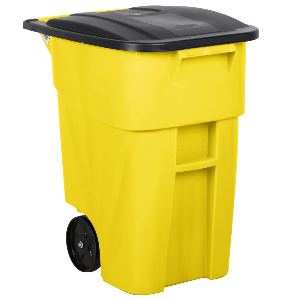 Rubbermaid 9W27 50 gallon bin front view