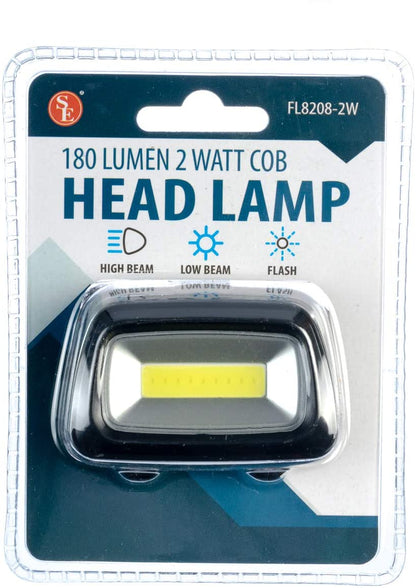Sona 180 Lumen COB LED Black Headlamp