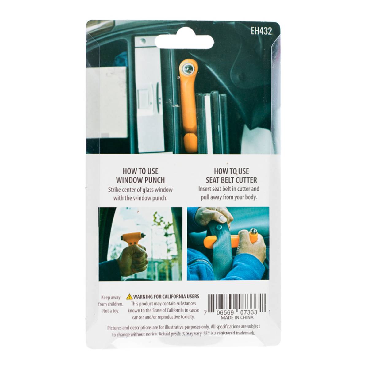 3-in-1 Automotive Emergency Tool