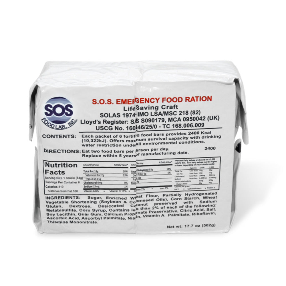 GSA SOS Emergency Food Bar 2400 Calorie