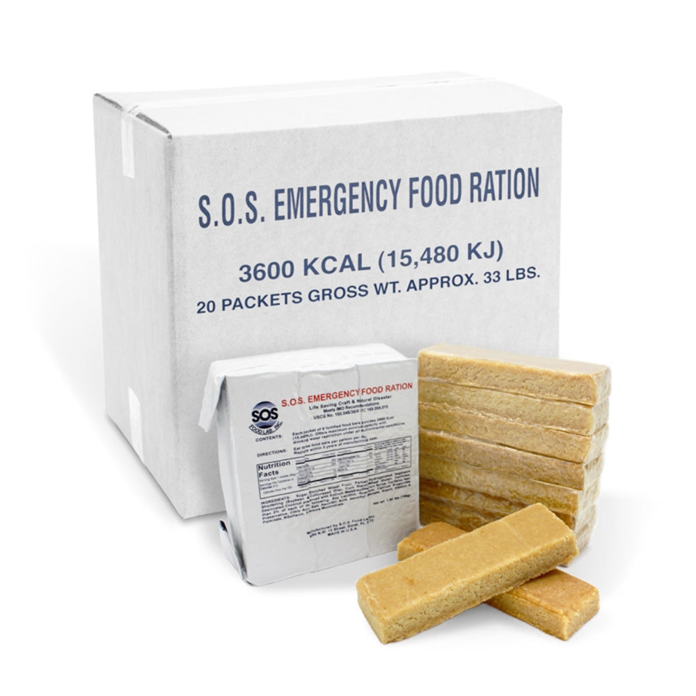 SOS Emergency Food Bar 3600 Calorie