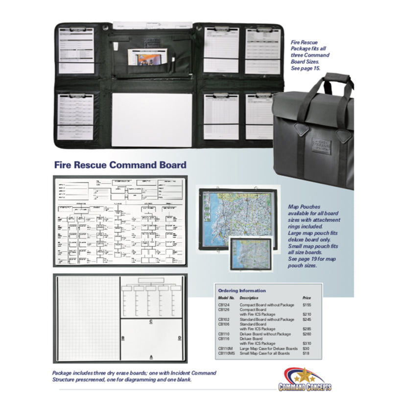 Fire Department Incident Command Board | More Prepared