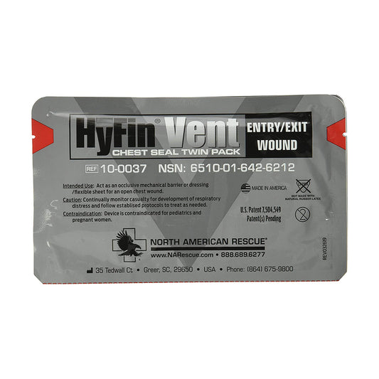 NAR HyFin Vent Chest Seal Twin Pack