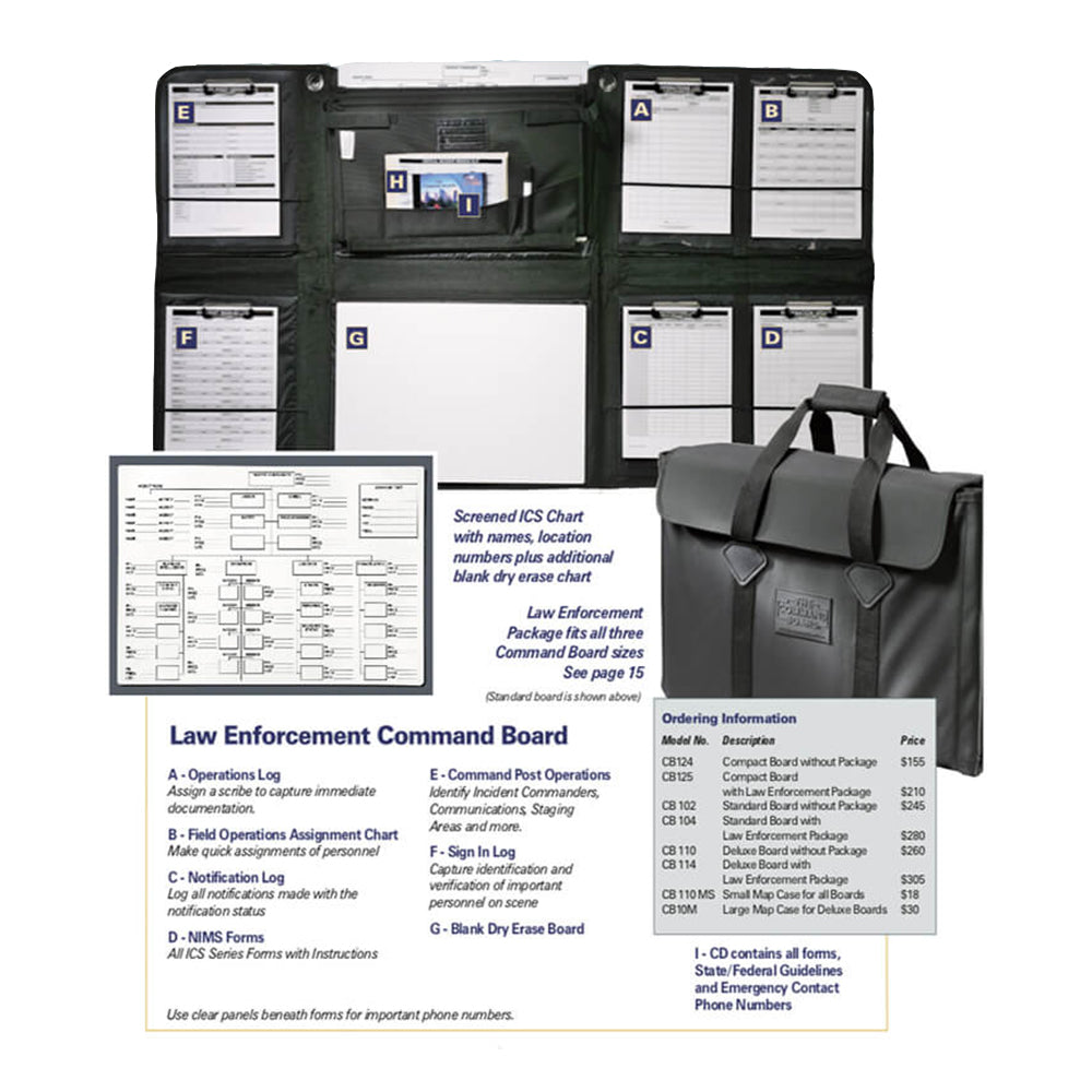 Police Incident Command Board | More Prepared