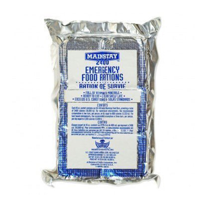 package of Mainstay 2400 calorie emergency food rations