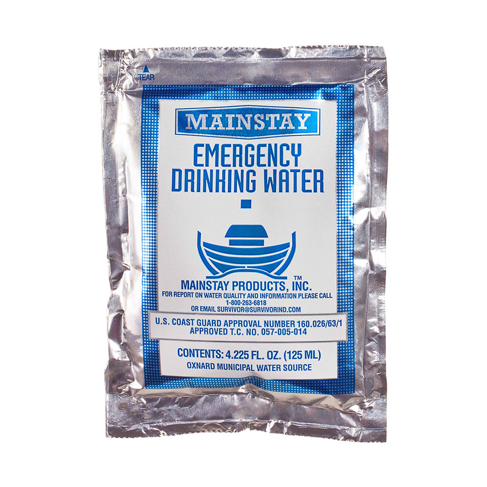 Mainstay emergency drinking water pouch