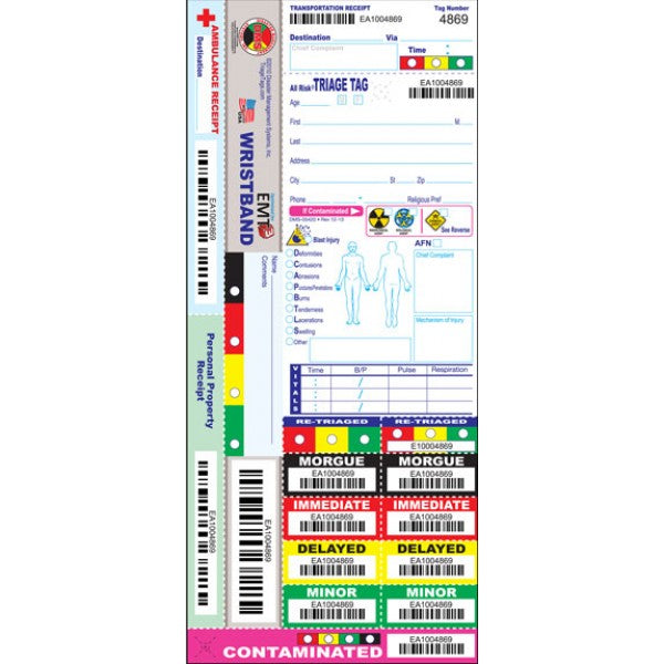 Front of Triage Tag